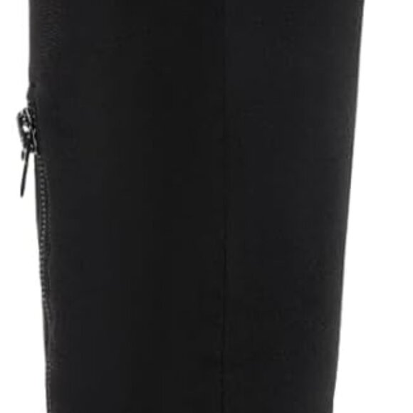Stylish Women's Black Chunky Heel Knee High Boots - Perfect for Every Occasion - Picture 7 of 7